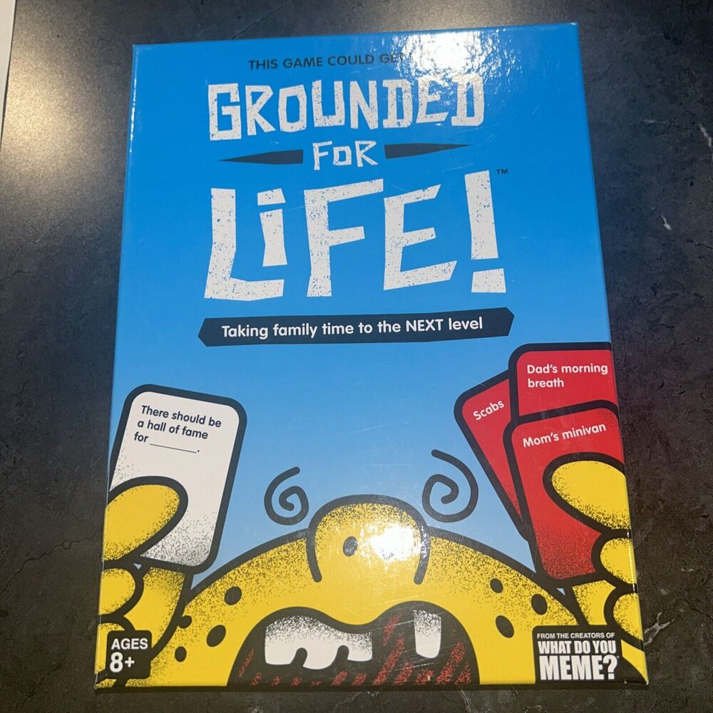 NIB Grounded For Life Card Game - What do you Meme? Next Level Family Time
